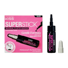 Bacio super stick singolo ciglia singolo cluster adesivo formula delicata formula 7 giorni tieni cactus e strega extract dermatologo testata colla pe