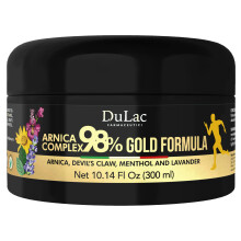 Dulc - Arnica Gel til bl mrker og hvelse Arnica Montana 98% Maksimal styrke + Djvelens Klo til muskel- og ledmassage Arnica Montana Complex 9