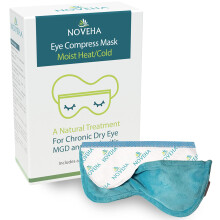 Mscara de olhos compressa ultra quente NOVEHA | Tecnologia mida quente para olhos secos sensveis - ativada por micro-ondas - alivia chiqueiro