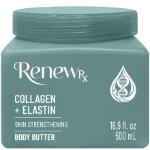 RENEW RX Colgeno + Elastina Manteiga corporal fortalecedora da pele para pele seca - Cuidados com a pele hidratante e reafirmante Cuidados com a