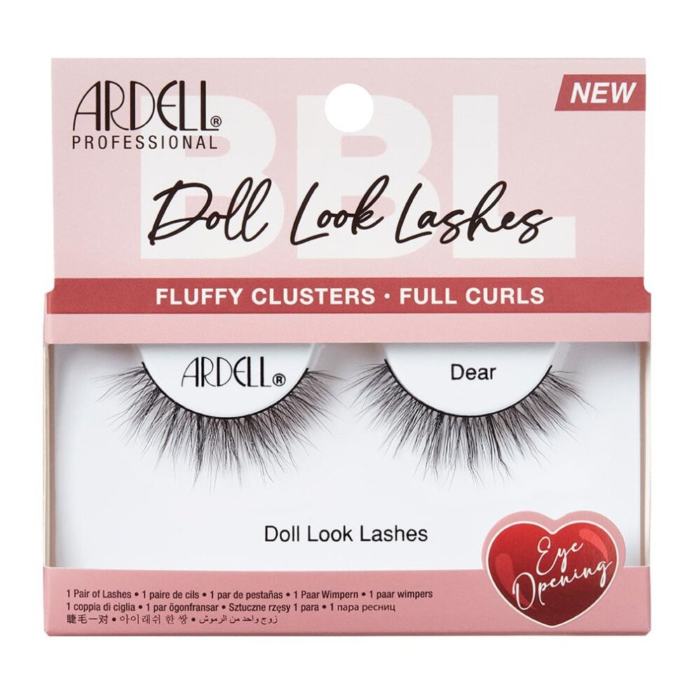 Ardell Light Doll Lashes Dear - Natural Look False Eyelashes For Dramatic Eye Look 1 Pack