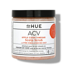 dpHUE Exfoliante para el cuero cabelludo con vinagre de sidra de manzana y sal marina rosa del Himalaya, 9 oz, exfoliante natural y tratamiento p