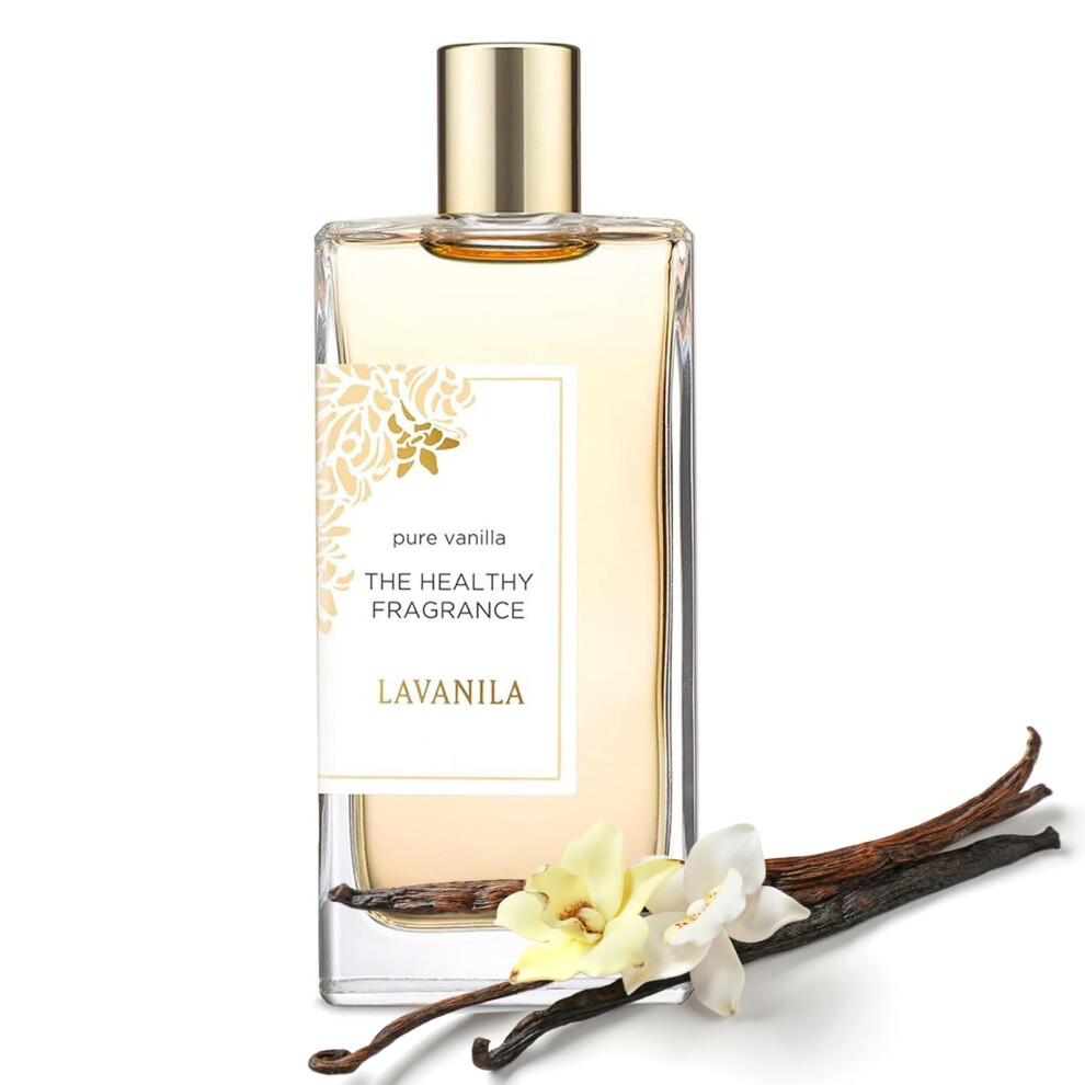 Lavanila Pure Vanilla Perfume For Women 3.4 Fl Oz - Pure Madagascar Vanilla & Creamy Tonka Bean The Healthy Fragrance Clean And Natural