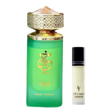 Paris Corner Pistachio Khair Parfm EDP 3,4 Fl Oz mit 8 ml L'Fumes Roll-On Layering Parfml UNISEX Kombination aus EDP und l