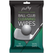 ProPlay Ball & Club Cleaning Wipes | Powerful Cleaner Removes Dirt  Grass  and Sand | Convenient  Resealable Pack - Unscented 1 Pack