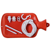Kit per sacchetti clistere a 2 litri Home Acqua e caff Kit di pulizia del colon BPA BASSO CHOTTO GRATUITO con tubo di 5 piedi di lunghezza