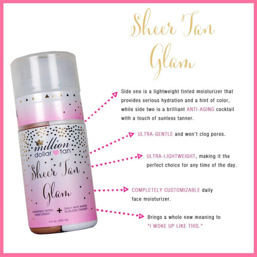 Stay Hydrated and Tan with Sheer Tan Glam Bundle by Million Dollar Tan 1