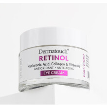 DERMATOUCH Retinol Krem pod oczy 1,75 uncji - Peptydy i witaminy kwasu hialuronowego - Wyprodukowano w Ameryce