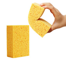 Esponjas naturais de cozinha, 2 """" espessas, extra grandes, resistentes, esponja de limpeza domstica para pratos, panelas (15x10x5cm, 2 peas)