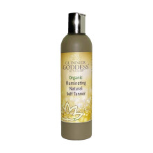 Glimmer Goddess Bio-Selbstbruner  (dunkle) natrliche Brunungslotion, sichere natrliche Brune fr einen gttlichen Glanz, 8 oz