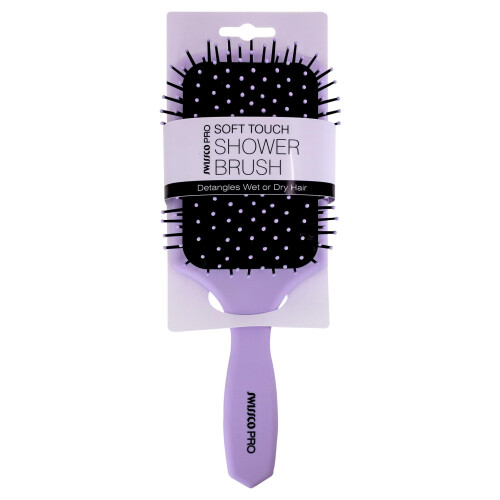 Escova de cabelo Swissco Soft Touch Paddle Shower (lavanda roxo claro)
