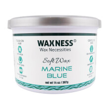 Wax Benodigdheden Waxness Polymer Marine Blue Soft Wax Tin 14 Ounces
