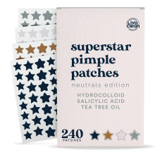 LivaClean 240 CT Neutrale puistjespleisters voor gezicht met salicylzuur en tea tree hydrocollode acnepleisters Leuke ster puistjespleisters voo