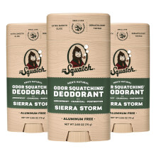 Dr. Squatch Natuurlijke Deodorant voor Mannen - Sierra Storm - Ruikt naar Sequoia's