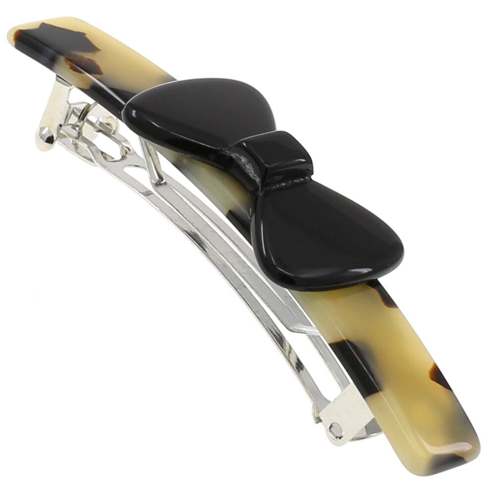 Camila Paris CP3369 Francuska Spinka Do Wlosw Dla Dziewczynek Recznie Robiona Biala Tokio I Czarna Spinka Do Wlosw Z Mocnym Uchwytem Dla Kobiet-image