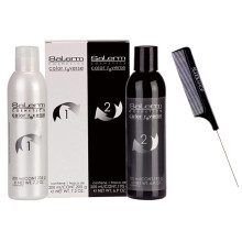 Salerm Cosmetics Color Reverse Color Remover (z grzebieniem Sleekshop Stinaface Steel Rat Tail Comb) Usun gumke do farbowania wlosw (krok 1 + kr