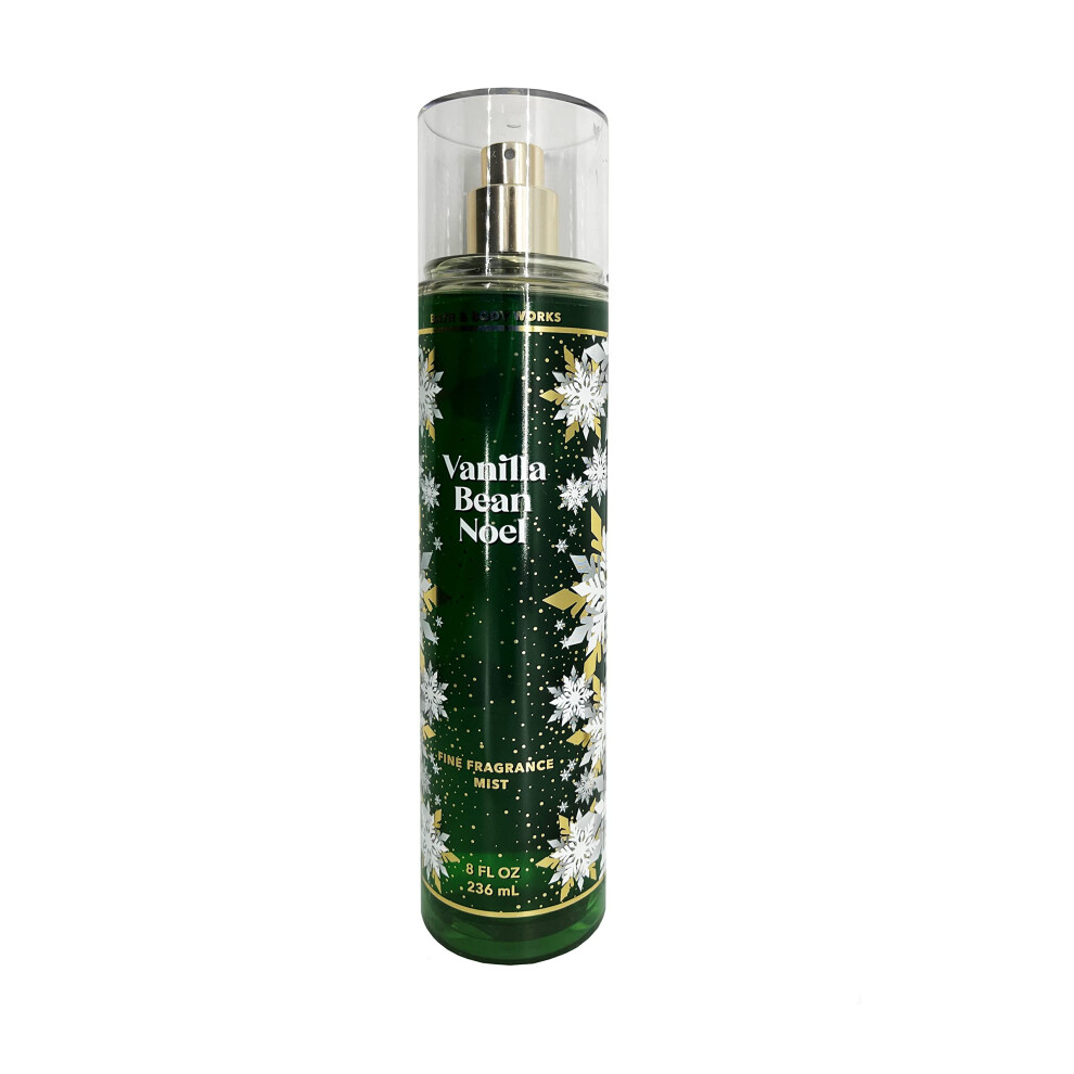 Bath & Body Works Vanilla Bean Noel Fine Fragrance Mist 8 Ounce