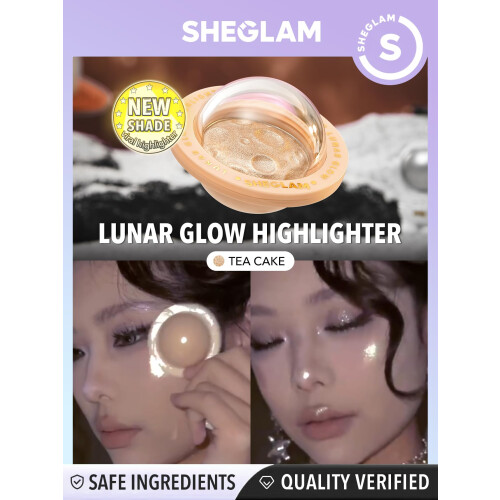Sheglam Lunar Glow Lightlighter Face Lightlighter Multichrome scintiller Sinom Makinger Making Eye Face Body Lightlighter Illuminator Silky Cream 1