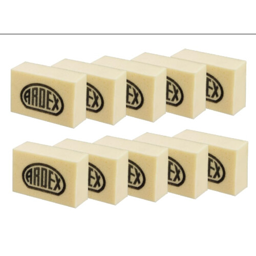 Ardex T-7 Grout Sponge  Professional-Grade Tool for Clean  Smooth Grout Finish  10 Pcs Pack