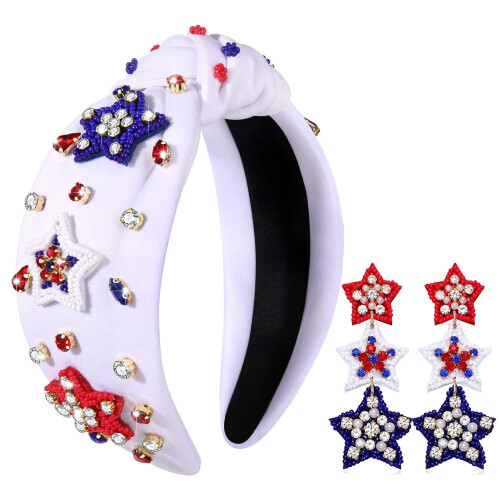 FEQO 18 stuks hoofdbanden, elastische haarband, brede geknoopte hoofdband, tulband, elastische haaraccessoires, knoop, hoofdbanden voor yoga, sport en fitness, 18 kleuren