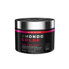 XMONDO Color Pink + Red Shade Shift Depositing Mask & Semi-permanentn barvivo na vlasy | Nasycen posilovaci vazby a kyselinou hyaluronovou pro vi