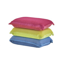 Esponjas de microfibra Superio Miracle para cozinha, 3 pacotes, vermelho, amarelo, azul, Kosher, esponja anti-riscos, limpeza multifuncional de p