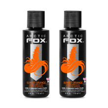 ARCTIC FOX Vegansk a krut semipermanentn barva na vlasy - SUNSET ORANGE 4 Fl Oz (balen 2 ks)