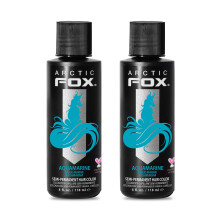 ARCTIC FOX Vegansk a krut semipermanentn barva na vlasy - AQUAMARINE 4 Fl Oz (balen 2 ks)