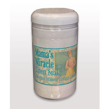 Mama's Miracle Linen Soak (32 onas) Removedor de manchas suave para roupas de cama vintage e antigas rende 50 gales de soluo de imerso