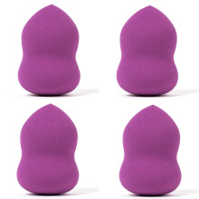 Beauty Junkees Makeup Schwamm - Lila Pear Foundation Schwamm, Flüssigkeitscreme Puder Mischschwämme