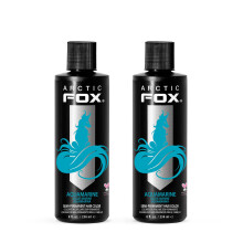 ARCTIC FOX Vegansk a krut semipermanentn barva na vlasy - AQUAMARINE 8 Fl Oz (balen 2 ks)