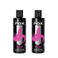 ARCTIC FOX Vegansk a krut semipermanentn barva na vlasy - VIRGIN PINK 8 Fl Oz (balen 2 ks)
