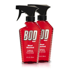 Bod Man Fragance Body Spray ms buscado 8 fl oz (paquete de 2)