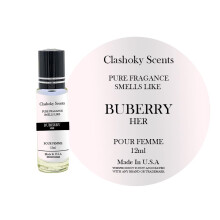 Clashoky Fragrance Perfume Oils Buberry For Her Parfm-Roll-on-Krperl fr Frauen (12 ml) (1 Stck)