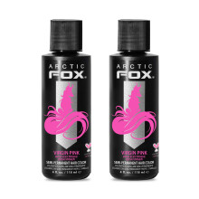 ARCTIC FOX Vegansk a krut semipermanentn barva na vlasy - VIRGIN PINK 4 Fl Oz (balen 2 ks)