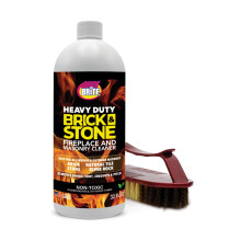 Nettoyer de gel de chemin   e rapide N Brite N avec brosse     laver pour carreaux de roche en pierre de brique et nettoyeur de chemin   e non abrasif