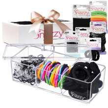 Conjunto de acessrios de cabelo Snazzy para presente - 670 acessrios de cabelo no total para mulheres, meninas, homens, meninos, crianas, adol