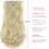 Estensioni Sintetiche Clip Bionde 18" Mossi 5 Oz per Donne 2