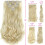 Estensioni Sintetiche Clip Bionde 18" Mossi 5 Oz per Donne 3