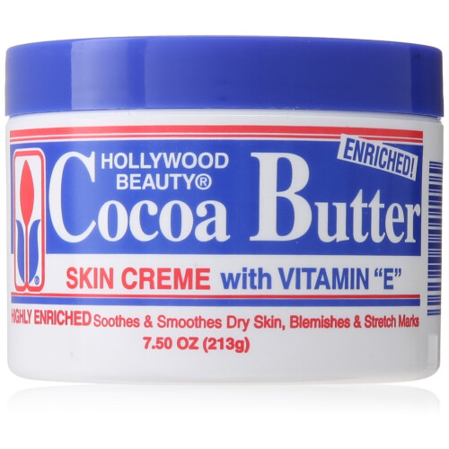 Hollywood Beauty Kakaobutter mit Vitamin E 7,5 Unzen (221 ml) (3er-Pack)