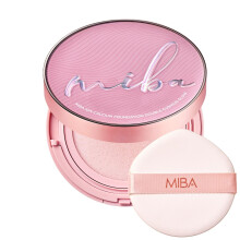 MIBA Ion Calcium Foundation Double Cushion Glow 25 g / 0,88 oz Big Cushion SAISON 3. Langanhaltender Deckeffekt. Feuchtigkeitsglanz. Linderung der Ha
