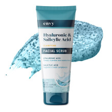 Envy Gesichtspeeling mit Hyaluronsure und Salicylsure Feuchtigkeitsspendendes Anti-Aging-Gesichtspeeling Dermatologisch getestet Clean Be