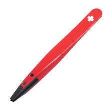 Rubis Classic Techno Swiss Cross Pincet Epoxybelagt rustfrit stl til prcis jenbryn og hrfjerning 1KS101 Rubis Schweiz Schweizisk fremstillet