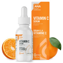 All Natural Advice Vitamin C Serum für das Gesicht, 30ml / 1oz mit 20% Vitamin C, Hyaluronsäure, Aloe & Organischen Botanicals
