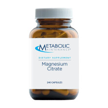 Metabolic Maintenance, Magnesiumcitrat, 240 Kapseln