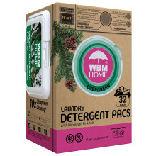 Podes d tergents de la blanchisse WBM - Emballage feuilles persistantes hypoallerg nique ultra-concentr e