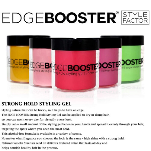 Style Factor Edge Booster Sterk Hold Styling Gel 500 ml (Sitronbær) 1