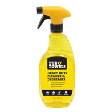 Tub O' Towels Heavy Duty Cleaner and Degreaser Spray Helps in Removing Oil Tar Paint Dirt Caulk Grease Grime Gunk Epoxies Industrial Strength H