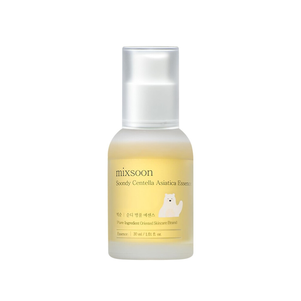 Mixsoon Soondy Centella Asiatica Essence Instant Hydrating & Soothing Essence For Irritated Sensitive Skin For Korean Skincare For Glass Skin-Je