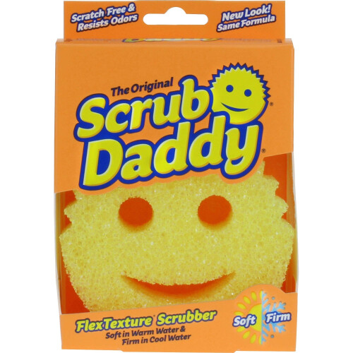Scrub Daddy SCBSDPDQ Esponja Esfoliante Amarela (Pacote nico)